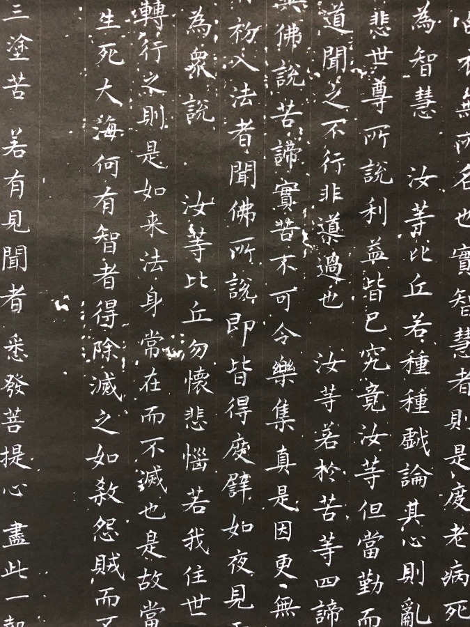 佛遗教经局部